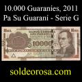 Billetes 2011 3- 10.000 Guaranes